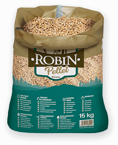 worek pelletu opałowego Robin do kupienia w Kętrzynie lub sklepie internetowym
